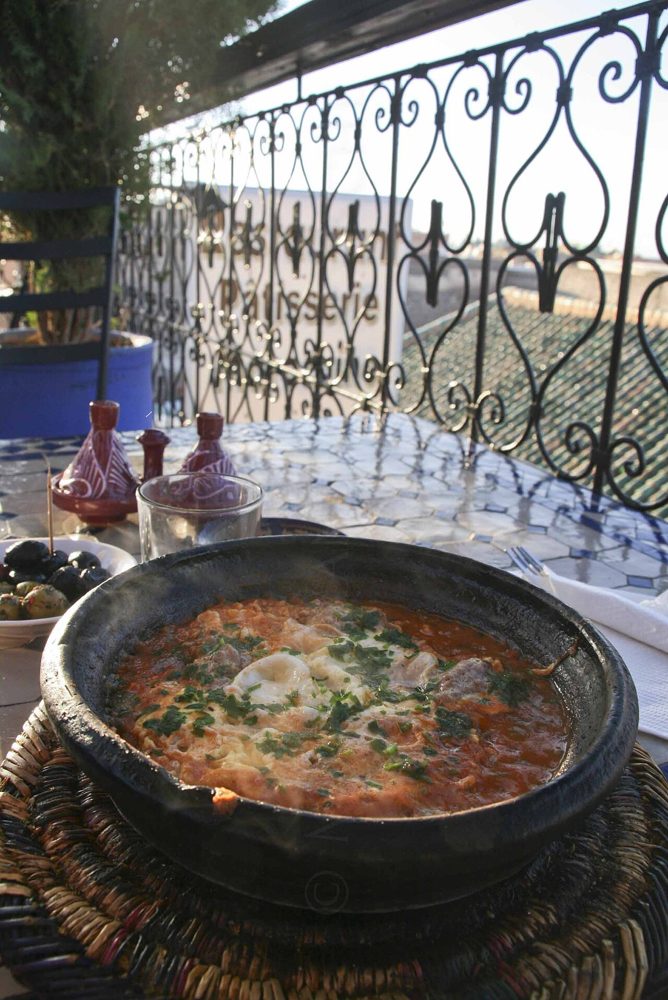 Kefta-Tajine in roter Tomatensauce