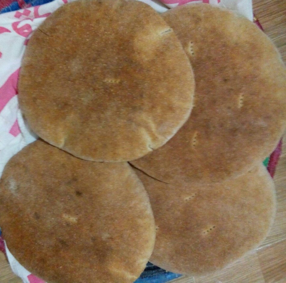 Runde marokkanische Brotfladen