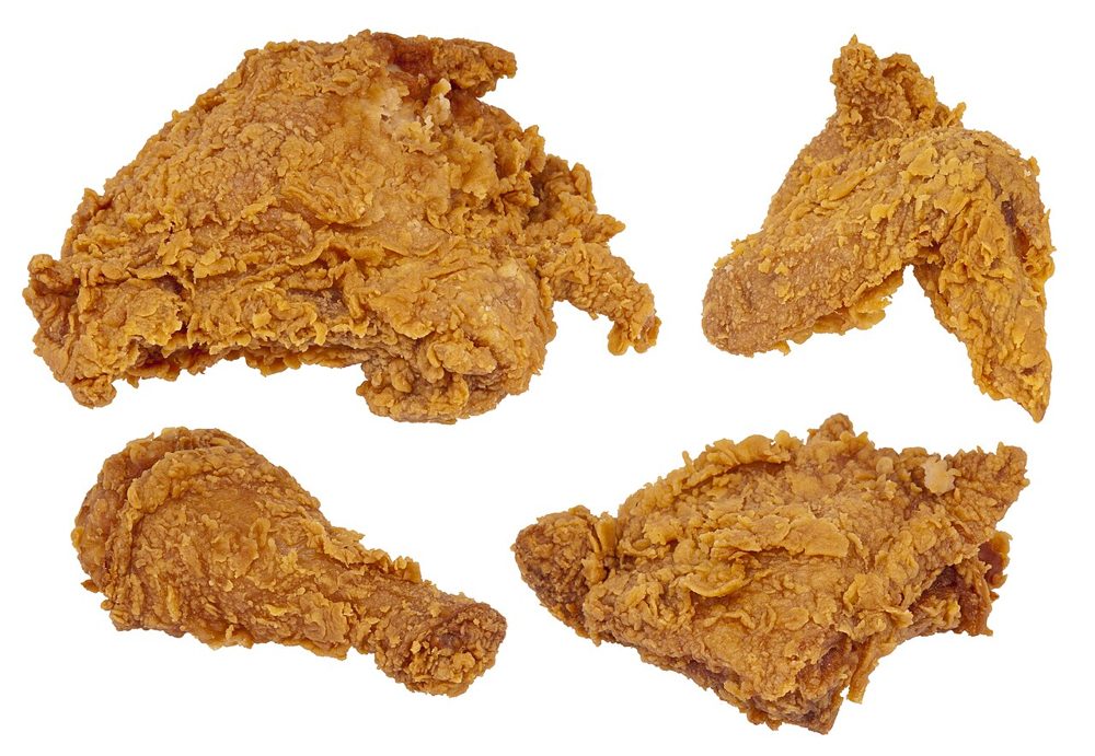 Mehrere Stücke goldbraunes Fried Chicken